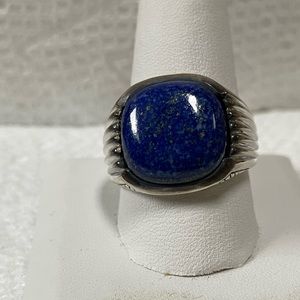 Sterling Silver Lapis Ring